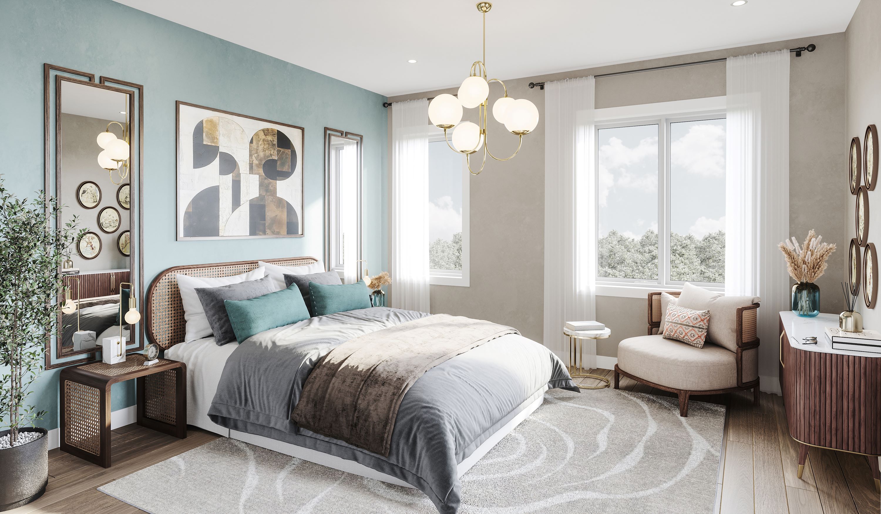 The Summit Series at Arbor West rendering