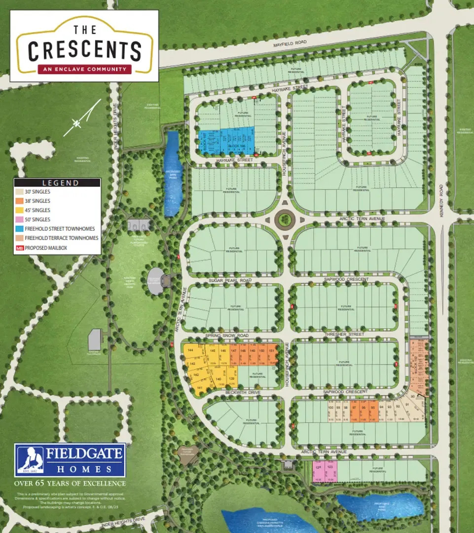 The Crescents rendering