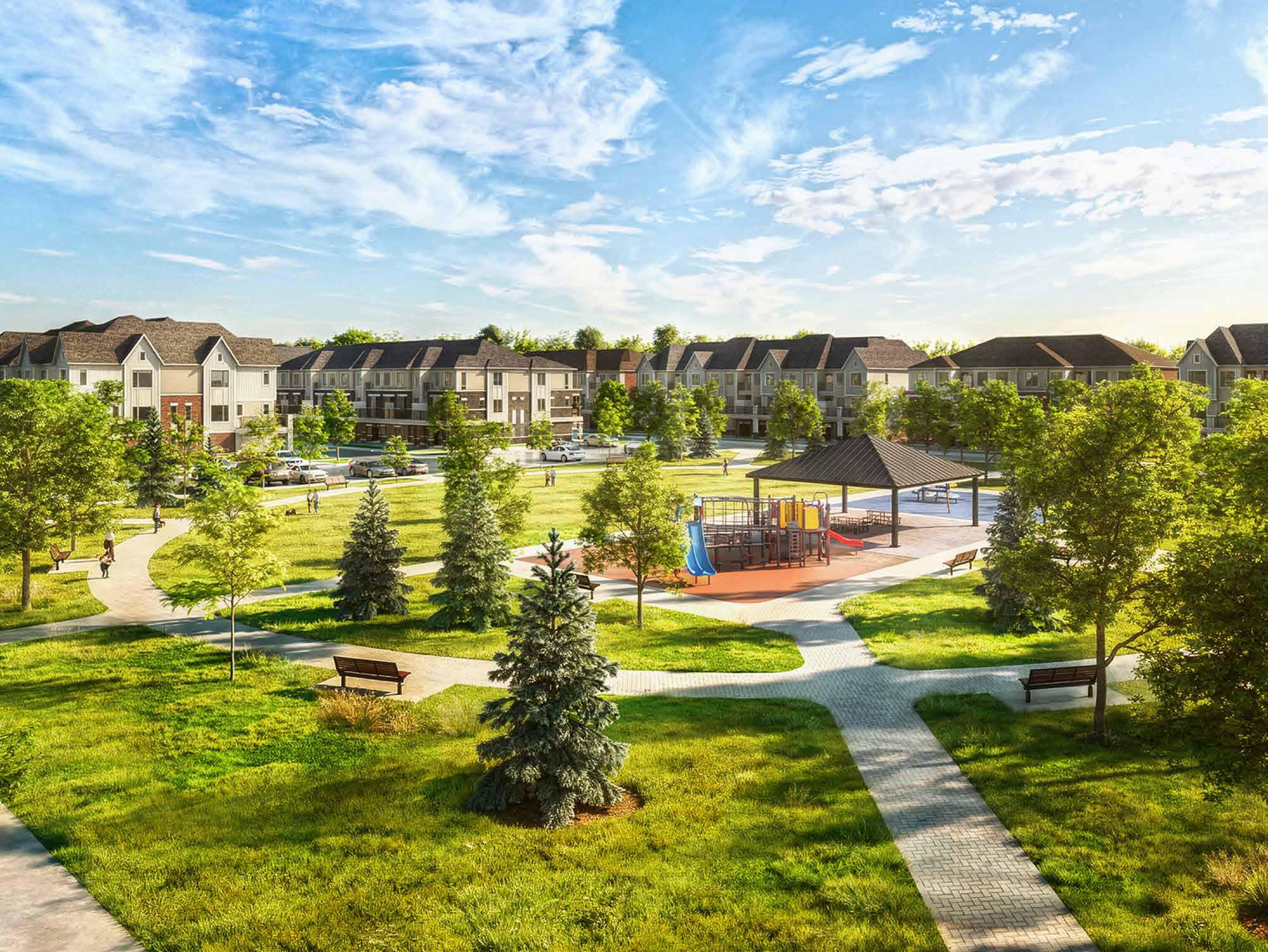 Mirra Townhomes rendering