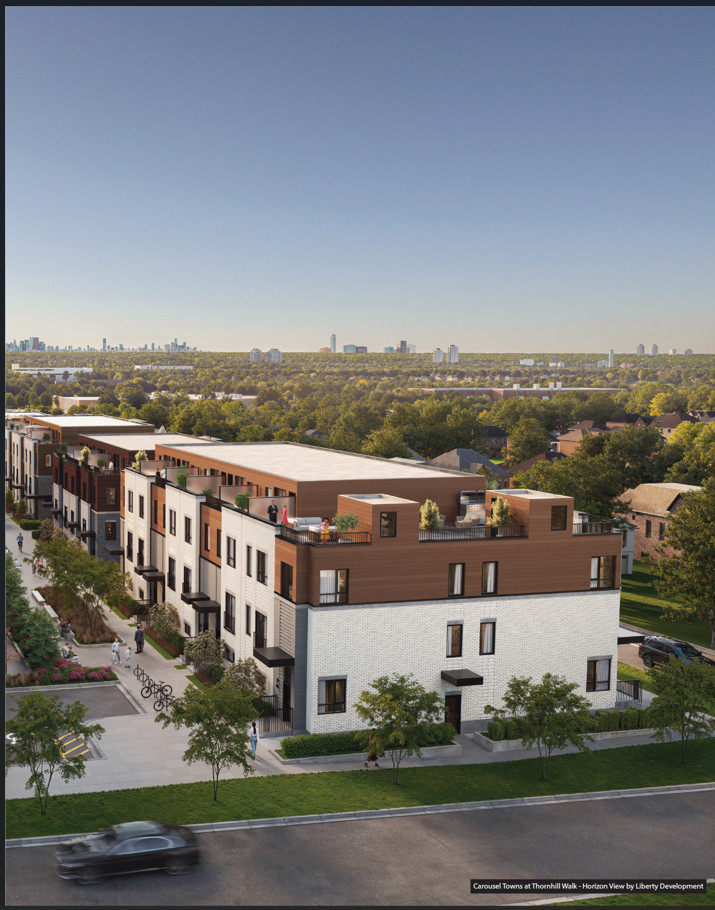 Carousel Towns at  Thornhill  Walk rendering
