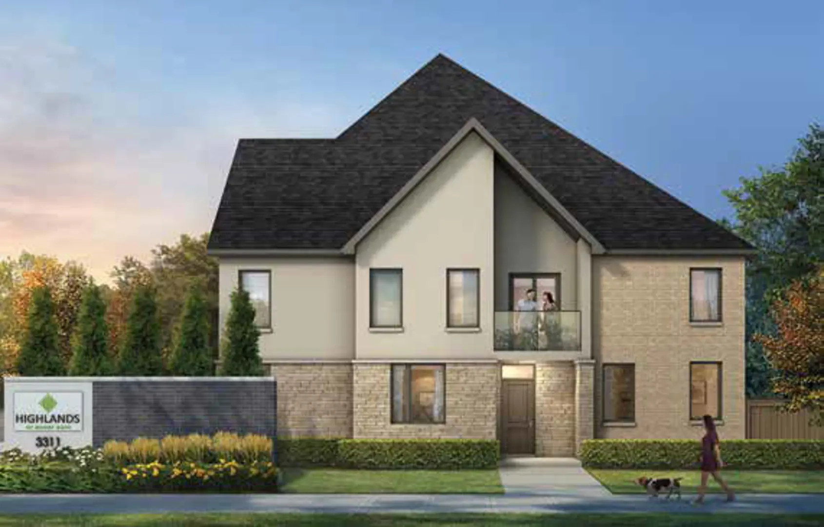 Highlands of Mount Hope - Phase 1 rendering