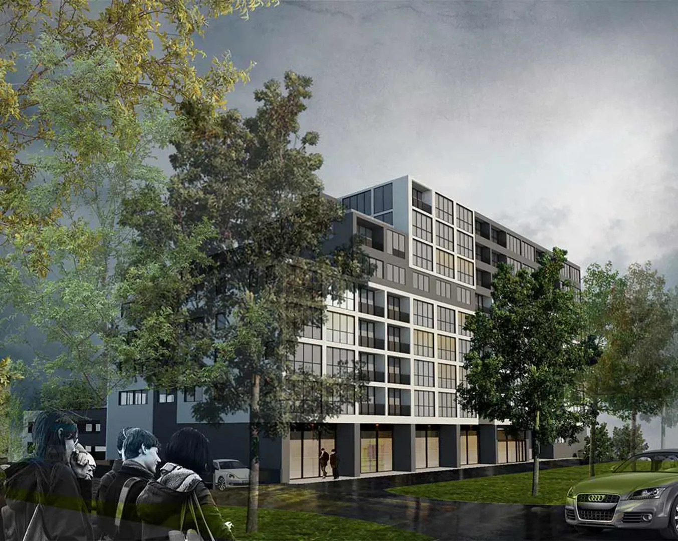 Garner Road Condos rendering