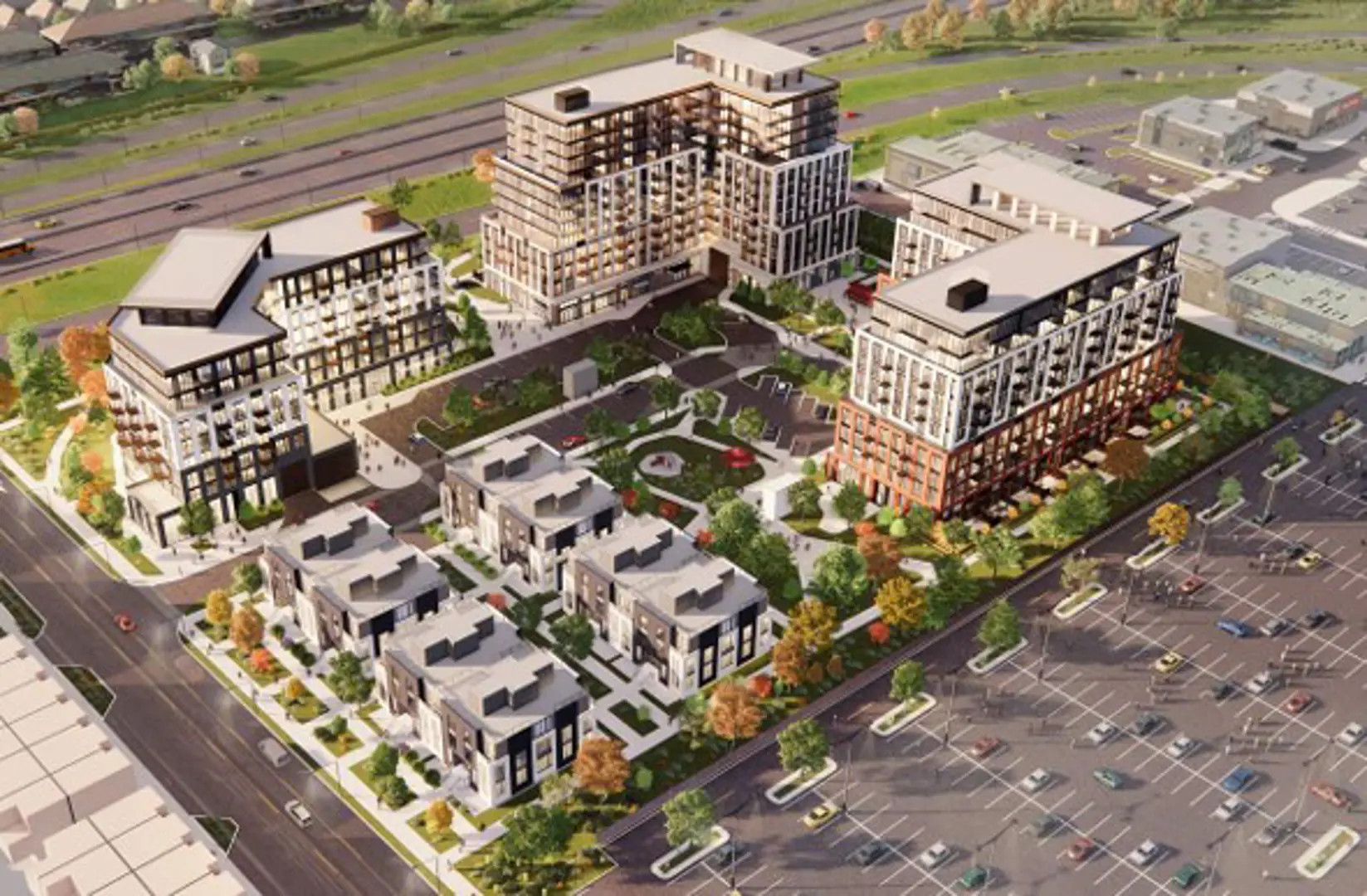 1310 South Service Road Condos rendering