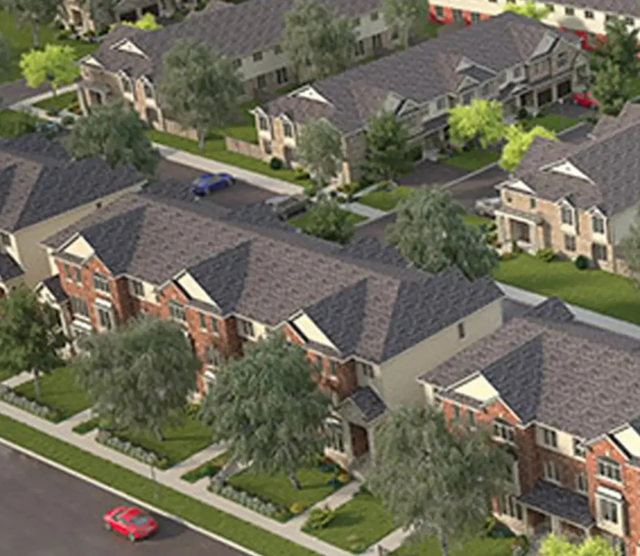 The Crossings on Rymal - Townhouse rendering
