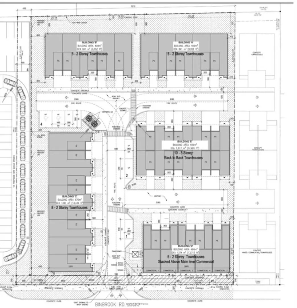 2640-2654 Binbrook Road Townhomes rendering