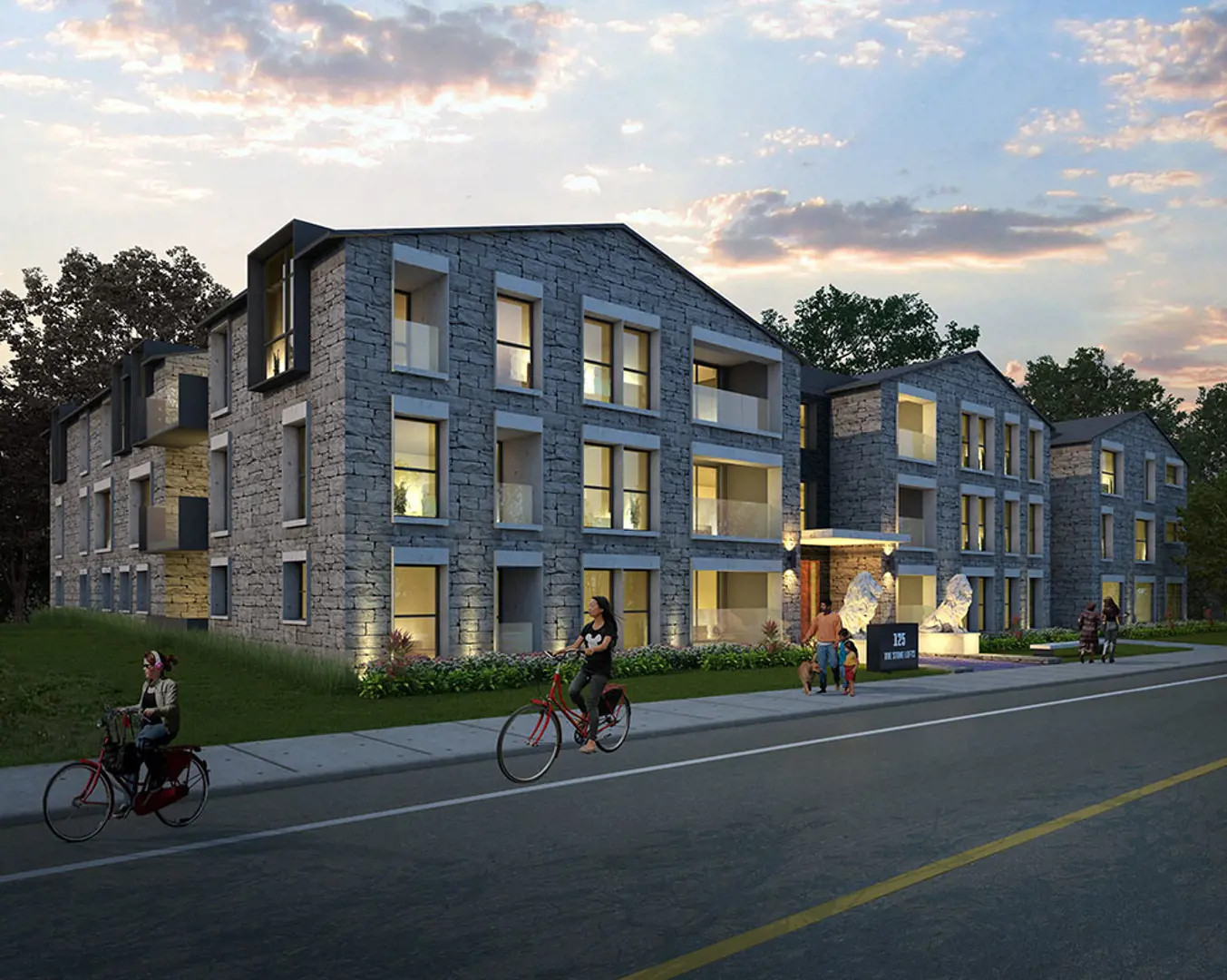 Stone Lofts rendering