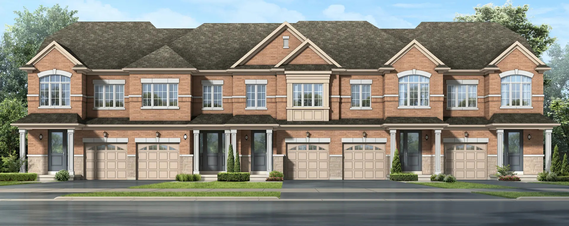 On the Ridge - Townhomes rendering