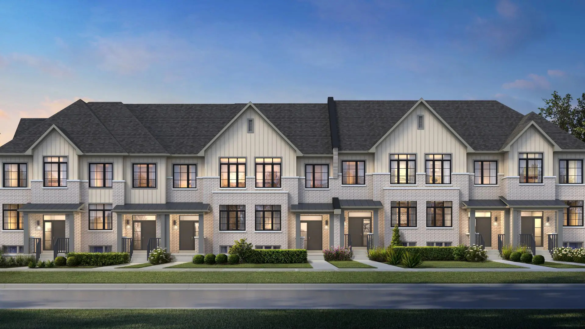 Greenwood Seaton Towns by OPUS Homes rendering