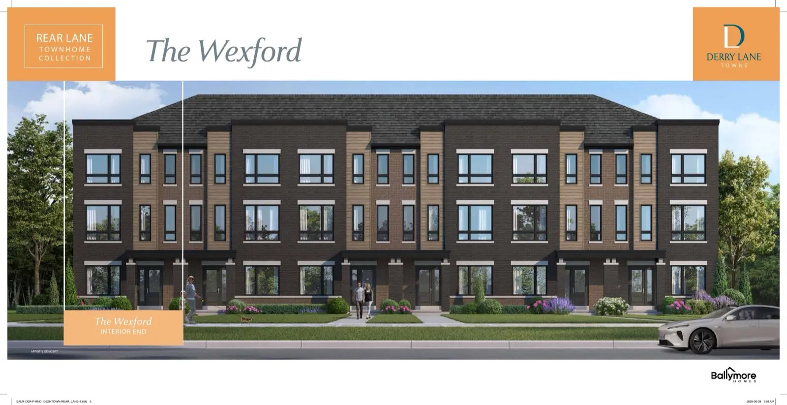 Derry Lane Towns rendering