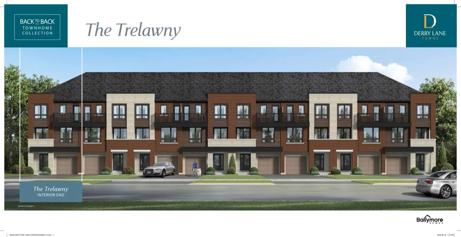 Derry Lane Towns rendering