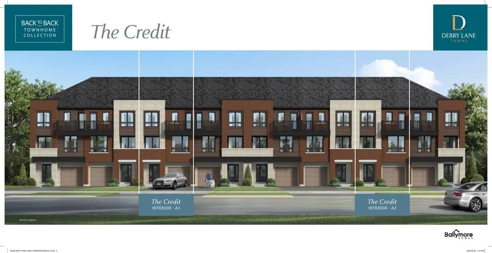 Derry Lane Towns rendering