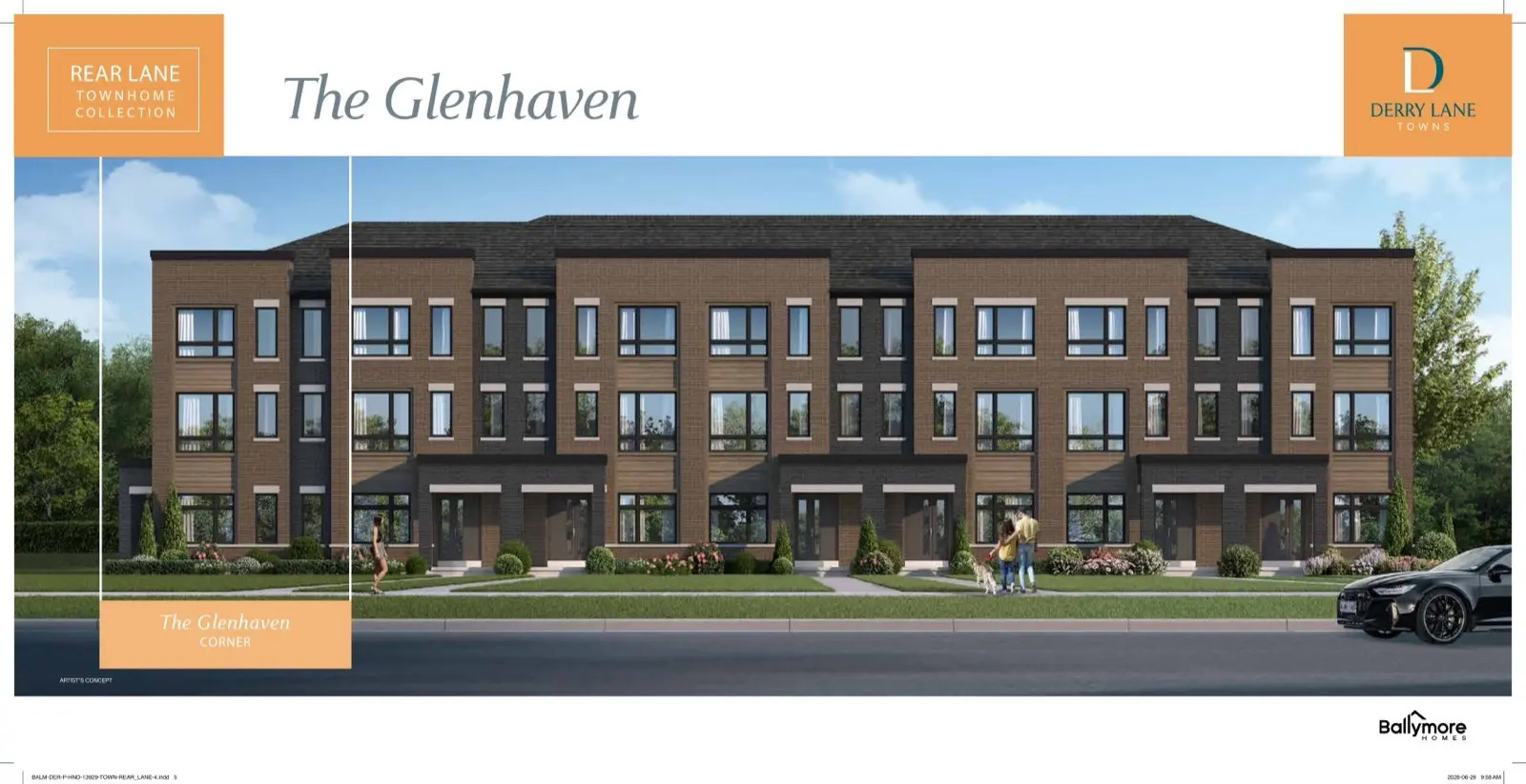 Derry Lane Towns rendering